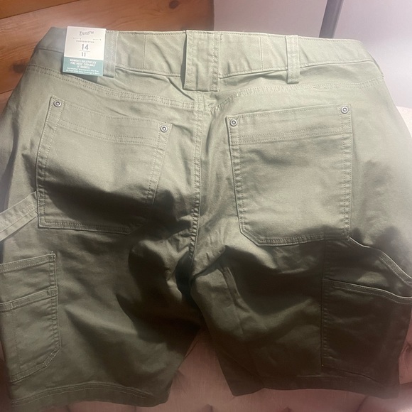 DuluthFlex Fire Hose COOLMAX 11" Shorts NWT, Size 14. olive green - Picture 6 of 7